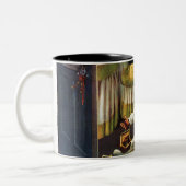 Kleinkind leert Geldbeutel Zweifarbige Tasse (Links)