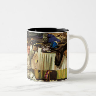 Kleinkind leert Handtaschen Zweifarbige Tasse