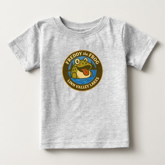 Kleinkind oder Baby. Linn Valley. Lakes Tee Shirt (Vorderseite)