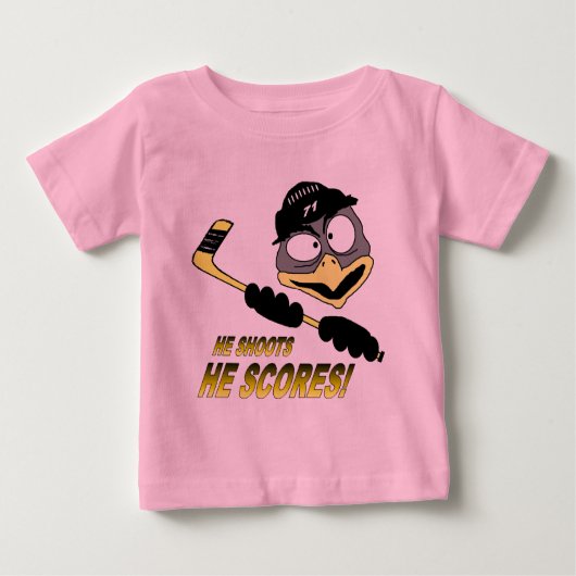 Kleinkind Penguin Hockey T - Shirt (Vorderseite)