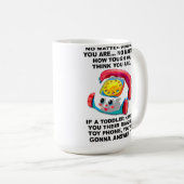 Kleinkind Phone Funny Travel Mug Kaffeetasse (VorderseiteRechts)