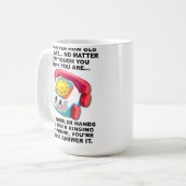 Kleinkind Phone Funny Travel Mug Kaffeetasse (Vorderseite Links)