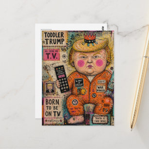 Kleinkind Präsident Postkarte