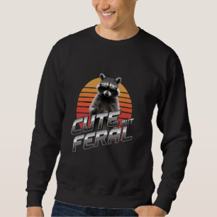Kleinkind Raccoon Boy Kids Funny Animal Racoon Nie Sweatshirt