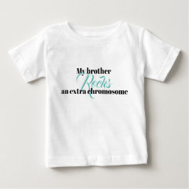 Kleinkind ruffirt "Mein Bruder rocks Baby T-shirt