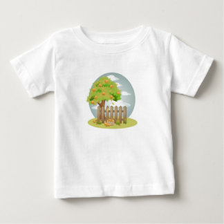 Kleinkind-Rüsche-T-Shirt Baby T-shirt