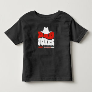 Kleinkind "Schlechte Witze" Cowboy Grafik T-Shirt