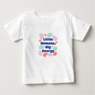 Kleinkind Spaß Kleine Menschen Große Energie T-Shi Baby T-shirt