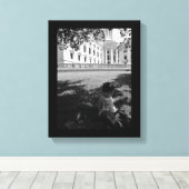 Kleinkind Spaß Leinwanddruck (Insitu (Holzboden))