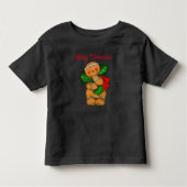 Kleinkind T - Shirt Holiday Gingerbrei Person (Vorderseite)