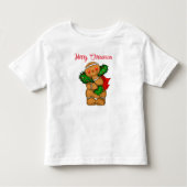 Kleinkind T - Shirt Holiday Gingerbrei Person (Vorderseite)