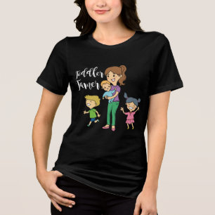 Kleinkind Tamer Babysitting Spaß Neuheit Tri-Blend Shirt
