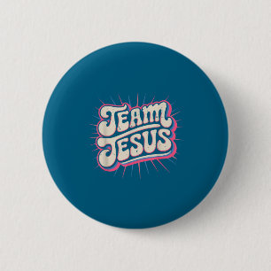 Kleinkind-Team Jesus Familie Passende Christliche  Button