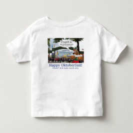 Kleinkind-Tee. Glückliches Oktoberfest! Giraffe/Mä Kleinkind T-shirt