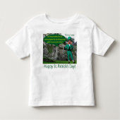 Kleinkind-Tee. Happy St. Patrick's Day. Irish sett Kleinkind T-shirt (Vorderseite)
