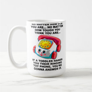 Kleinkind Telefon Lustiger Reisebecher Kaffeetasse