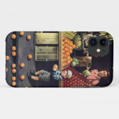 Kleinkind und Orangen Case-Mate iPhone Hülle (Rückseite (Horizontal))