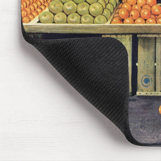 Kleinkind und Orangen Mousepad (Ecke)