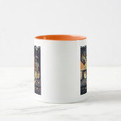 Kleinkind und Orangen Tasse (Zentrum)