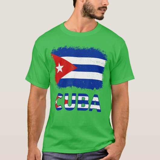 Kleinkind Weiß Kubanisch La Cubanita Kuba Flagge H T-Shirt (Vorderseite)