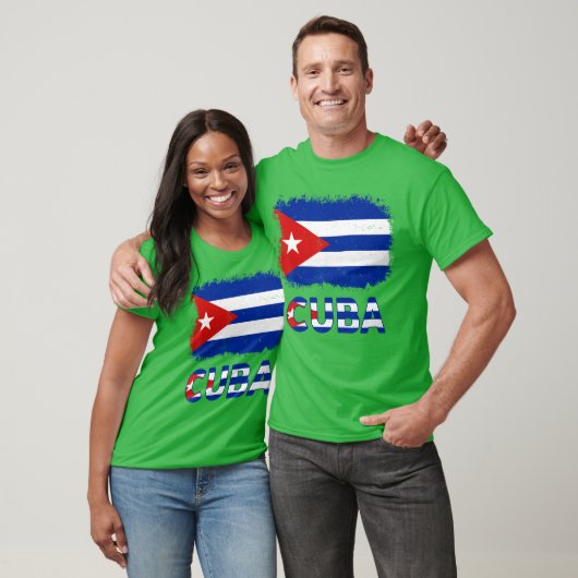 Kleinkind Weiß Kubanisch La Cubanita Kuba Flagge H T-Shirt (Unisex)
