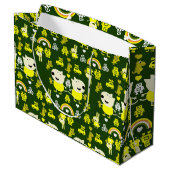 Kleinkind Zuhause Décor Große Geschenktüte (Rückseite Schrägansicht)