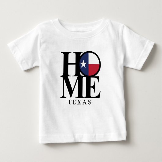 Kleinkind ZUHAUSE Texas Tee Shirt (Vorderseite)