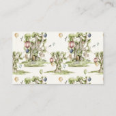 Kleinkinddusche, Niedliches Geschenkregister Visitenkarte (Rückseite)