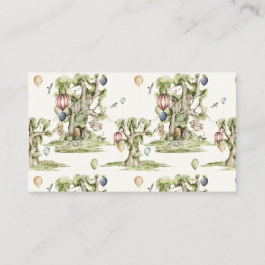 Kleinkinddusche, Niedliches Geschenkregister Visitenkarte (Rückseite)