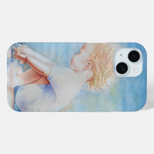 Kleinkinder am Strandsee Case-Mate iPhone Hülle (Rückseite (Horizontal))