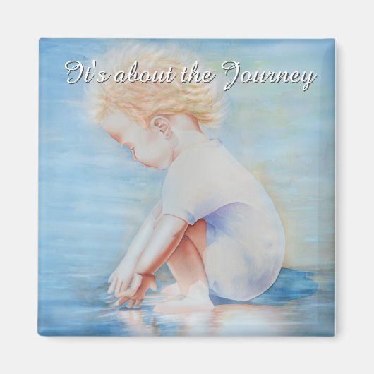 Kleinkinder am Strandsee Magnet (Vorne)