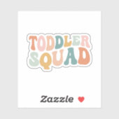 Kleinkinder-Elternteil, Kleinkinderlehrer, Kinderb Aufkleber (Blatt)