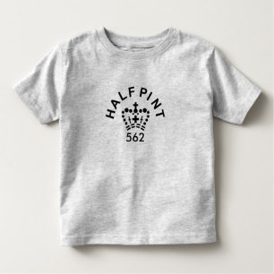 Kleinkinder Englisch Half-Pint Langärmeliger T - S Kleinkind T-shirt
