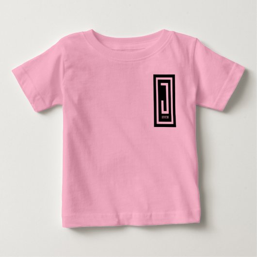Kleinkinder j Verschleiß Design langen Ärmel T Baby T-shirt (Vorderseite)