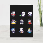 Kleinkinder Jungen Mädchen Gott sagt bin süß Panda Karte (Vorderseite)