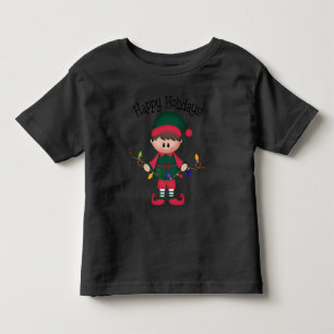 Kleinkinder Jungen Weihnachts-Elf-T - Shirt