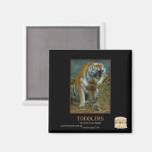 Kleinkinder Magnet (Vorderseite/Rückseite)