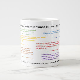 Kleinkinder mit dem Rand oben Jumbo-Tasse