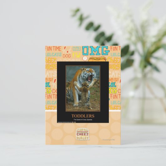 Kleinkinder Postkarte (Stehend Vorderseite)