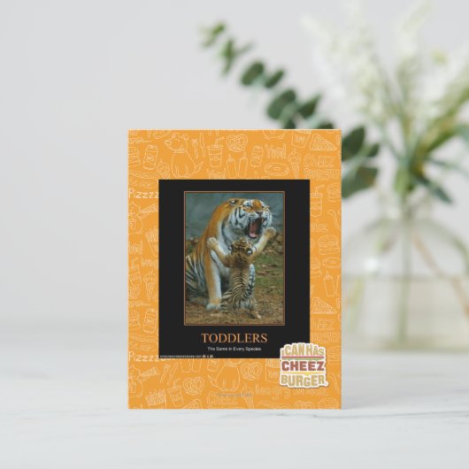 Kleinkinder Postkarte (Stehend Vorderseite)