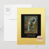 Kleinkinder Postkarte (Vorne/Hinten)