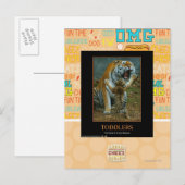 Kleinkinder Postkarte (Vorne/Hinten)