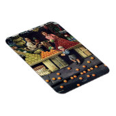 Kleinkinder und Orangen Magnet (Rechte Seite)