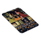 Kleinkinder und Orangen Magnet (Rechte Seite)