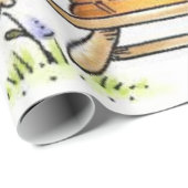 Kleinkinder-Verpackungsgeschenk Geschenkpapier (Rolleneckpunkt)