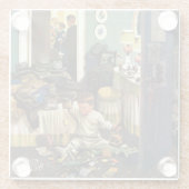 Kleinkinderlebewesen Glasuntersetzer (Rückseite)