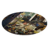 Kleinkinderlebewesen Schneidebrett (Ecke)