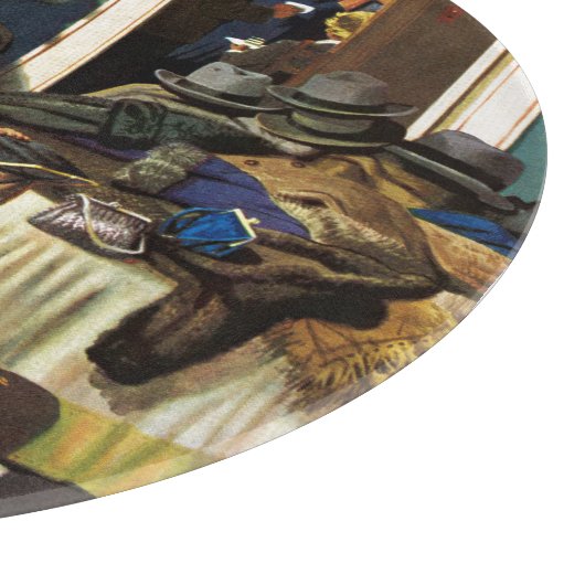 Kleinkinderlebewesen Schneidebrett (Ecke)