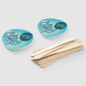 Kleinkindermonster-benutzerdefinierte Texthandvent Fächer (Non-assembled)