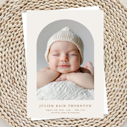 Kleinkindgeburt Ankündigung